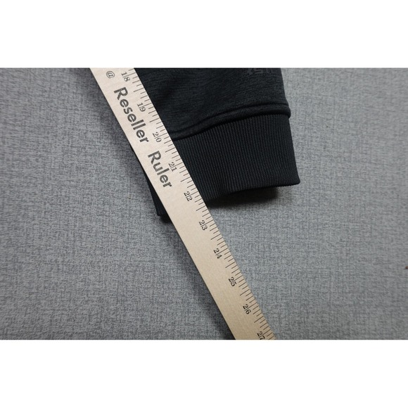 Under Armour ColdGear Quarter Zip Mens 3XLT Gray Fleece Pullover Sweatshirt - Picture 8 of 10